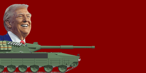 Trump in Tank gif