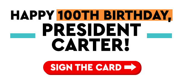 Happy 100th Birthday Jimmy Carter