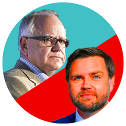 Tim Walz/JD Vance